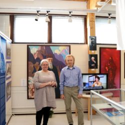 Akaan Seutu uutisoi Roerich-pakti-näyttelystä